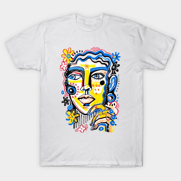 art face T-Shirt by Daria Kusto